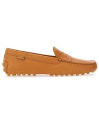 Tod's - Kamelbraune penny slot schuhe - Lyst