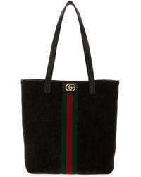 Gucci - Suede Ophidia Shopping Bag - Lyst