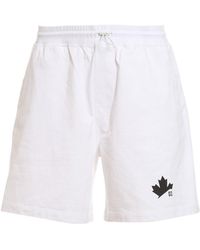 DSquared² - Dsqaured2 pantalones cortos de hoja D2 - Lyst