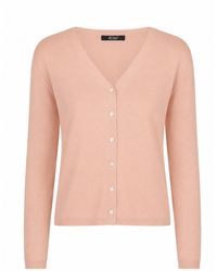 LA ROSE - Cardigan Knit V Neck - Lyst