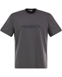 Premiata - Cotton T Shirt With Logo And Graphic Print - Lyst