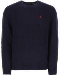 Polo Ralph Lauren - Logo Embroidered Knit Jumper - Lyst