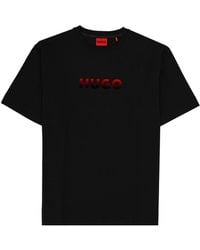 HUGO - T-Shirt With Logo - Lyst