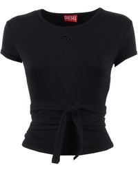 DIESEL - Jersey Tops - Lyst