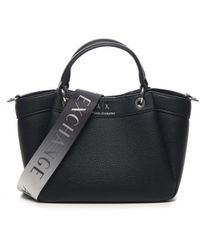 ARMANI EXCHANGE - Armani intercambia bolso negro con correa para el hombro - Lyst