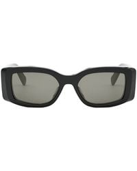 Celine - Zonnebril Cl40282 U 01 A Triomphe Zwart/grijs Dames - Lyst