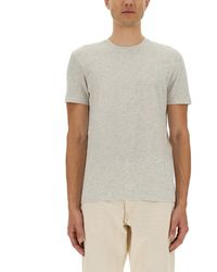 Tom Ford - Melange Cotton Blend T Shirt - Lyst