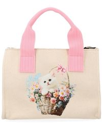 MSGM - Cotton Polyester Handbag - Lyst