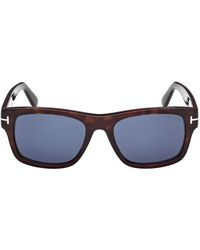 Tom Ford - Zonnebril Ft1303 52 V Smith Bruin/blauw Unisex - Lyst