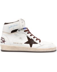 Golden Goose - Sky Star Nappa Upper And Spur Nylon Tongue Suede Star - Lyst
