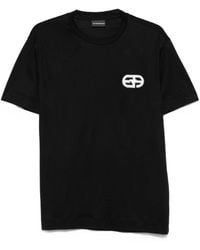Emporio Armani - T-Shirt Met Logoprint - Lyst