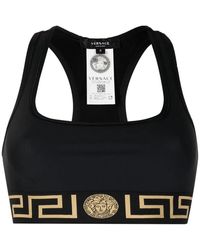 Versace - Sujetador Greca con espalda de nadador - Lyst
