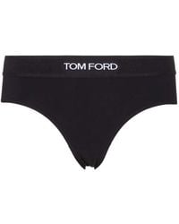 Tom Ford - Bragas Con Cintura Y Logo - Lyst