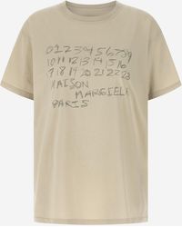 Maison Margiela - Cotton T-Shirt With Logo - Lyst