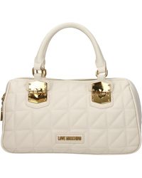 Love Moschino - Liebe Moschino Handtaschen Frauen Polyurethan Beige/Butter - Lyst