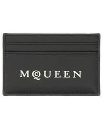 McQueen - Card Holder With Logo - Lyst