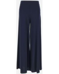 Kaos - Viscose Crepe Trousers - Lyst