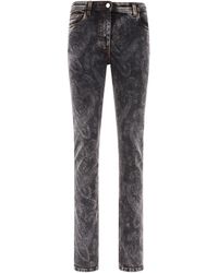 Etro - Skinny Paisley Jeans - Lyst