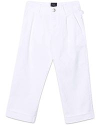 Fay - Fabric Pants - Lyst