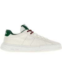 Miu Miu - Leather Sneakers - Lyst