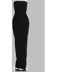 Rick Owens - Long Bustier Gown Wool Blend New - Lyst