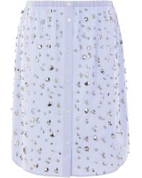 Dries Van Noten - DRIES VAN NETEN 01500 SHIRTY EMB 1466 W.W.SKIRT - Lyst