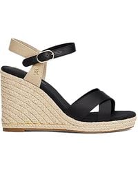 Tommy Hilfiger - Satin Espadrillas sandalias con meseta - Lyst