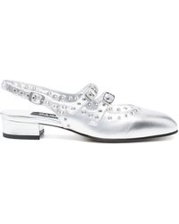 CAREL PARIS - Slingback Queen Silver Con Applicazioni - Lyst