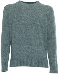 Kangra Cashmere - Girocollo Fantasia Rasato Calato - Lyst