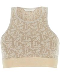 Palm Angels - Embroidered Viscose Blend Top - Lyst