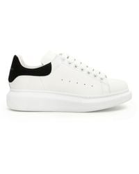 Alexander McQueen - Alexander Mc Queen White En Black Oversized Sneakers - Lyst