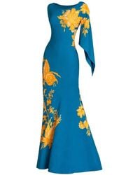 Etro - Lange Jurk Met Bloemenprint - Lyst