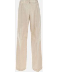 Calvin Klein - Viscose, pantalones de verano de cáñamo y algodón - Lyst