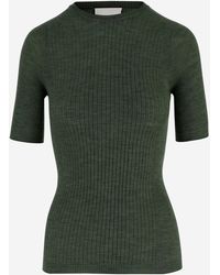 Sa Su Phi - T-shirt côtelé en mélange de cachemire - Lyst