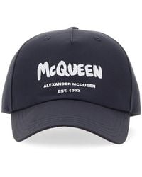 McQueen - Graffiti Logo Hat - Lyst