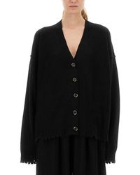 Uma Wang - Cashmere Cardigan With Relaxed Fit And Button-Down Front - Lyst