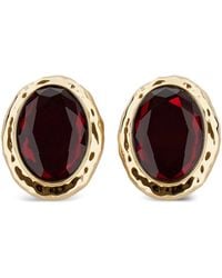 Self-Portrait - Hammered Earrings - Lyst