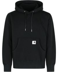 Sacai - 'charhartt Work In Progress' Black Cotton Sweatshirt - Lyst