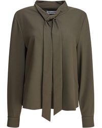 Self-Portrait - Pussy Bow Blouse - Lyst