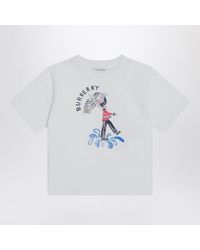 Burberry - T-Shirt With Logo Print - Lyst