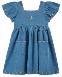 Emile Et Ida - Vestito Con Fiore - Lyst