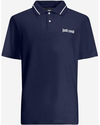 Just Cavalli - Polo Shirt Two-Tone Collar - Lyst