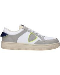 Philippe Model - Sneakers Lyon Man Haut weiß/blau - Lyst