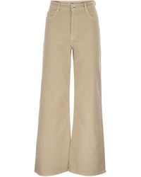 Weekend by Maxmara - Wkdmedina Broek Met Wijde Pijpen Van Katoenen Boor - Lyst