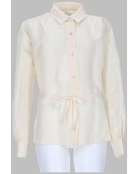 Maison Margiela - Silk-Cotton Shirt - Lyst