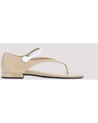 Miu Miu - Calf Leather Sandals - Lyst