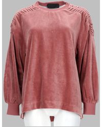 Alberta Ferretti - Chic Chenille Mini Sweatshirt For - Lyst