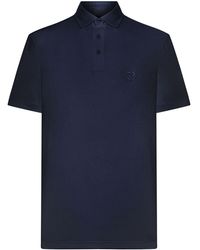 Giorgio Armani - Interlock Cotton Polo Shirt - Lyst