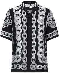 Versace - Short Sleeve Shirts - Lyst