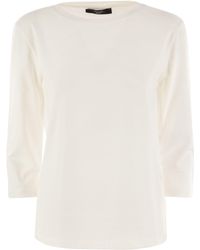 Weekend by Maxmara - Week-end Max Mara Multia T-shirt en maillot de coton biologique - Lyst